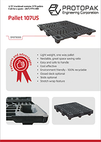 plastic pallet specs